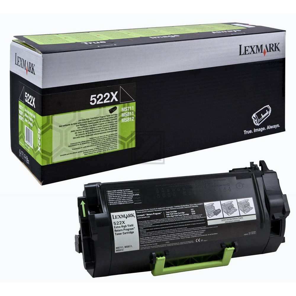 Original Lexmark 52D2X00 / 522X Rückgabe-Toner schwarz