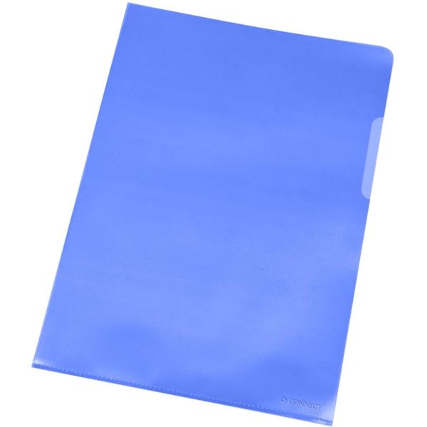 L" A4 Connect nicht hängend, matt, 120 µm, blau, 100 Stück
