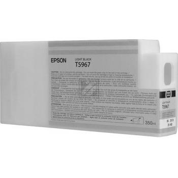 Original Epson C13T596700 / T5967 Tinte schwarz hell