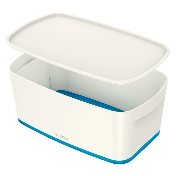 Ablagebox MyBox klein A5 weiß/blau LEITZ 5229-10-36 5 Liter