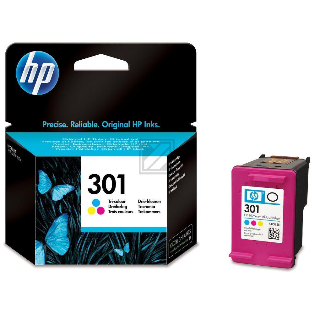Original HP CH562EE / 301 Tinte color