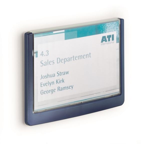 Hinweisschild CLICK SIGN 149 x 105,5 mm, blau