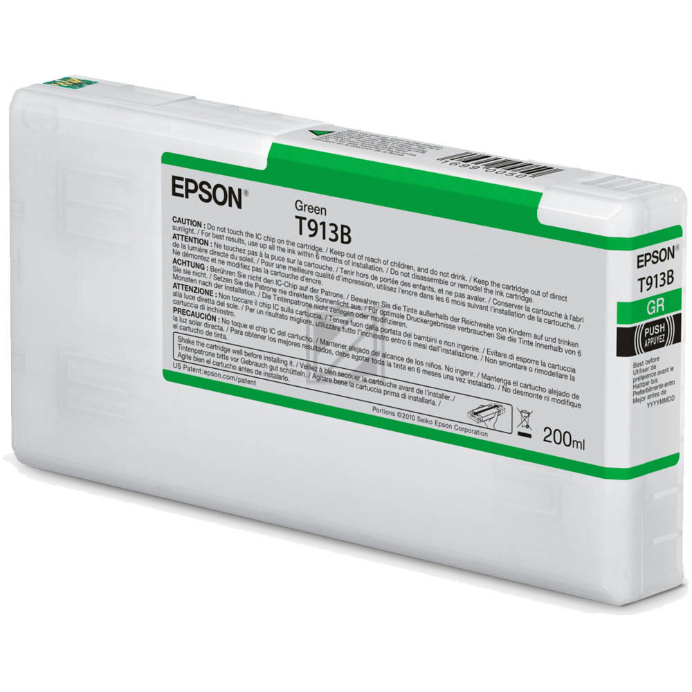 Original Epson C13T913B00 / T913B Tinte grün