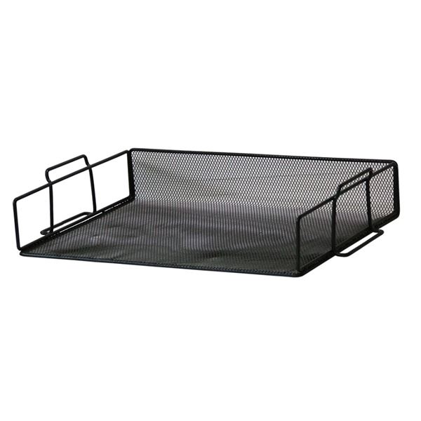 Drahtschublade, stapelbar, schwarz