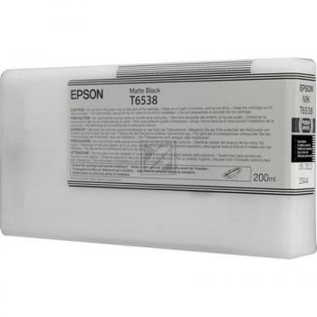 Test Epson Tintenpatrone schwarz matt (C13T653800, T6538)