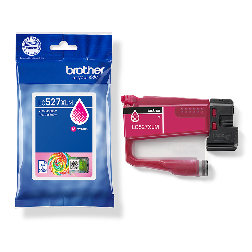 Original Brother LC-527XLM Tinte magenta