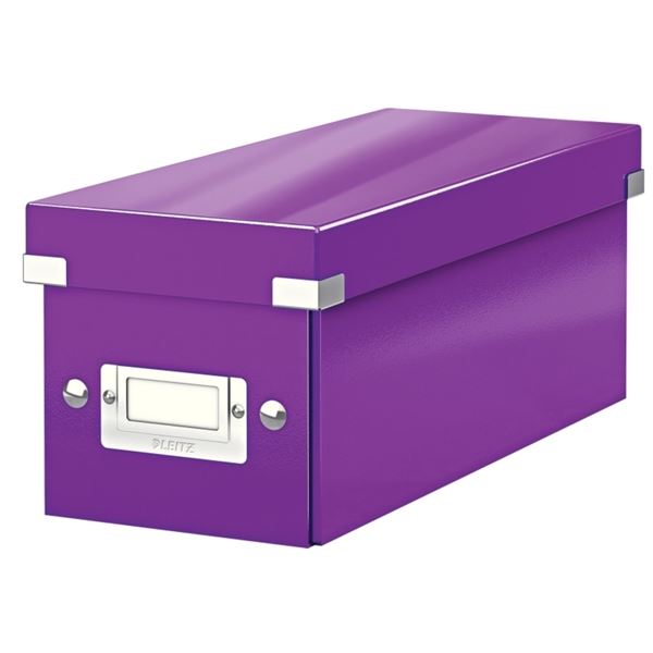 CD-Box CLICK-N-STORE, Leitz WOW, lila