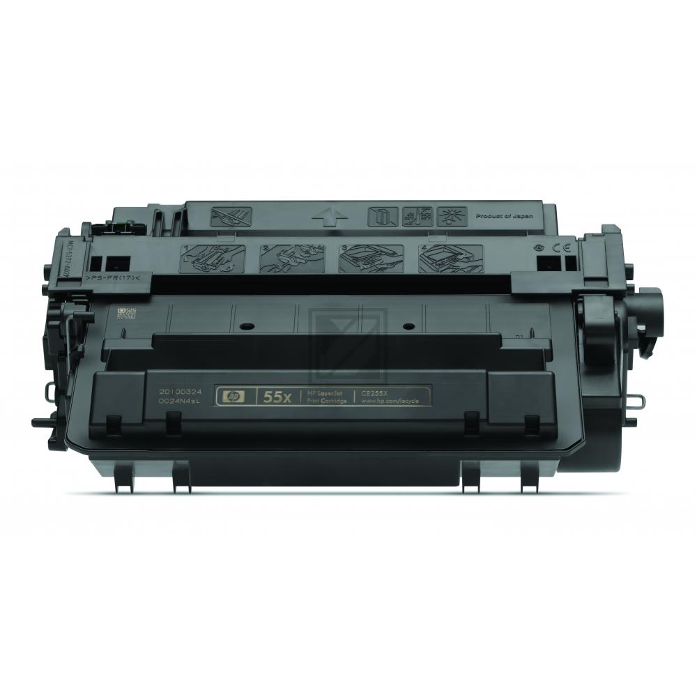 HP Toner-Kartusche schwarz HC (CE255X, 55X)