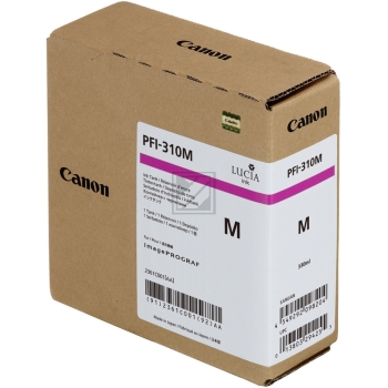 Original Canon 0813C001 / PFI-1300M Tinte magenta