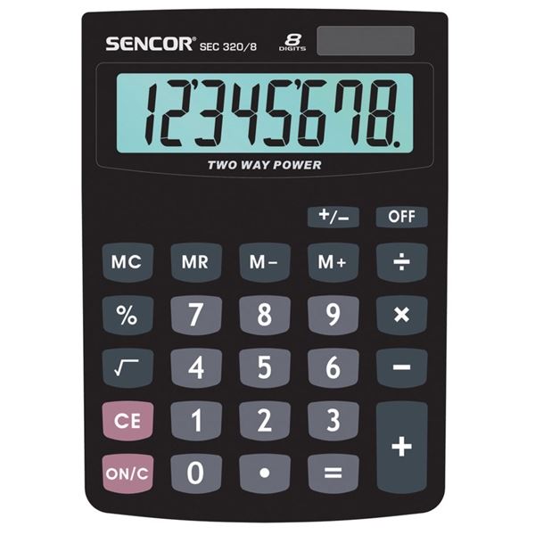Sencor SEC 320/8 Tischrechner, 8-stellige Anzeige