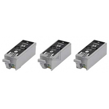 Test Canon Tintenpatrone 3 x schwarz (1509B028)