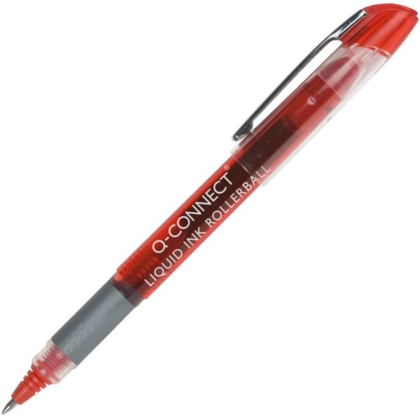 Rolle Connect mit schnell trocknender Tinte, 0,7 mm, rot