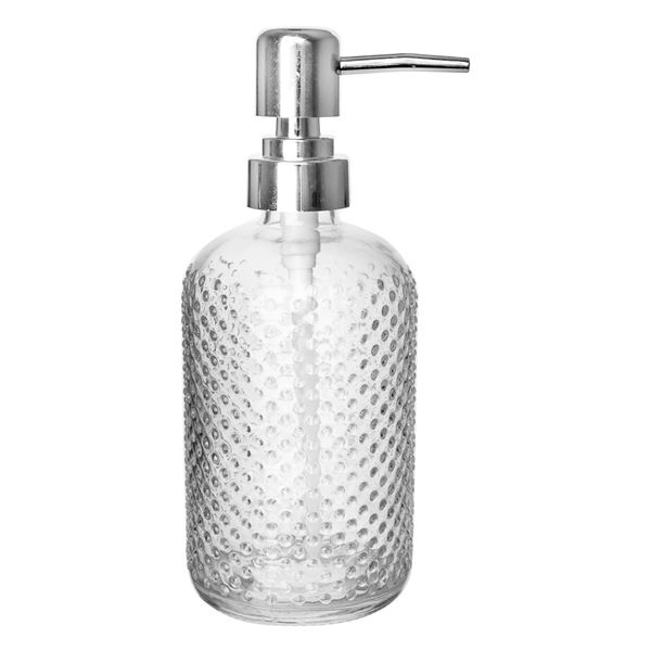Glas-Seifenspender Orion-Kunststoff/Glas, Punkte, 450ml