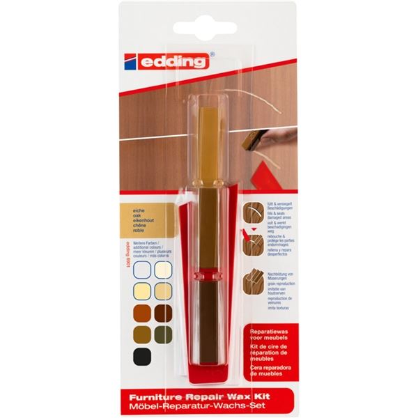 Möbelreparaturwachs edding 8901, Eiche
