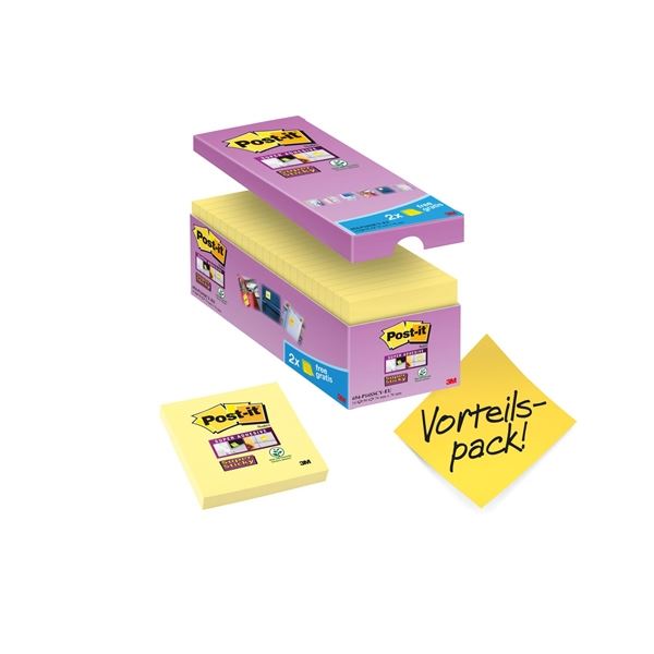 Post-it Haftnotiz, 76 x 76 mm, gelb