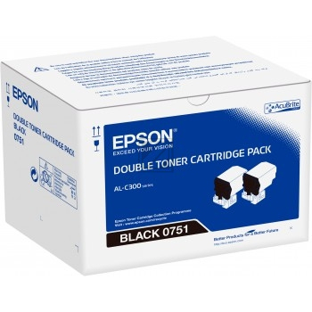 Original Epson C13S050751 / 0751 Toner schwarz