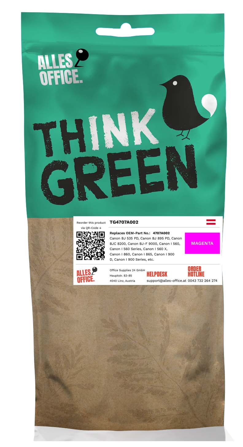 ThinkGreen Canon 4707A002 / BCI-6M Tinte magenta