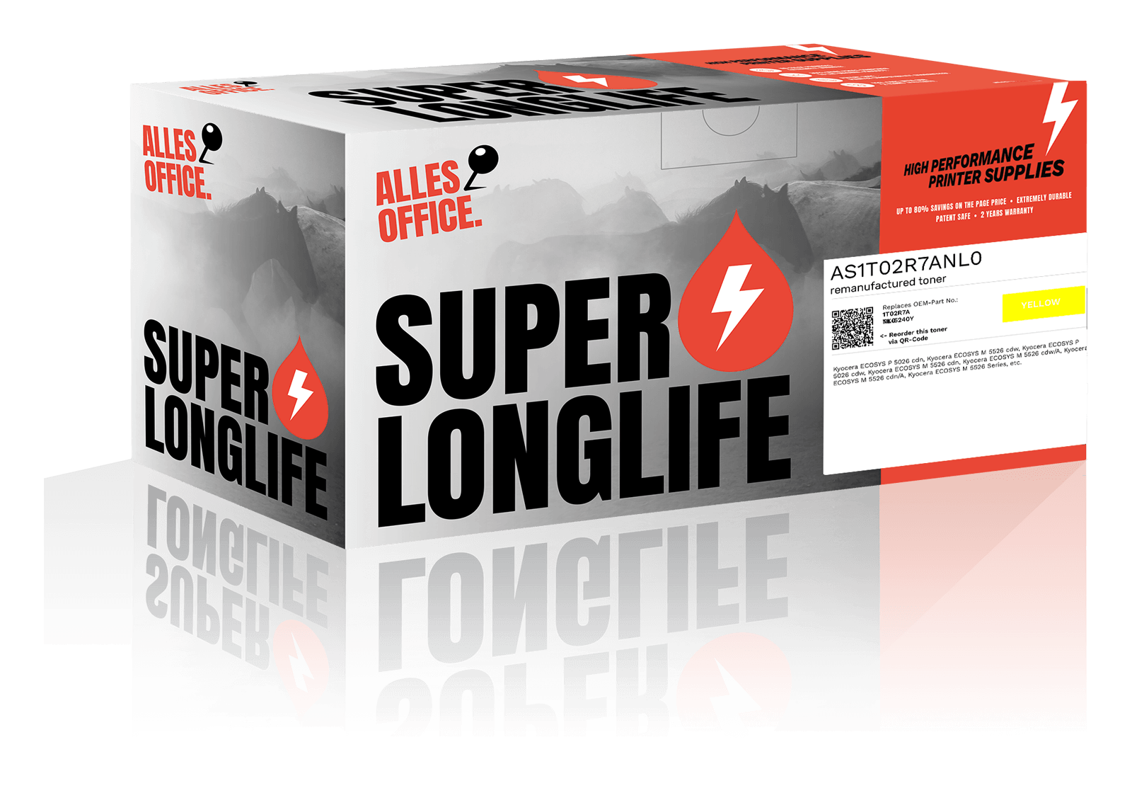 Superlonglife Kyocera 1T02R7ANL0 / TK-5240Y Toner gelb
