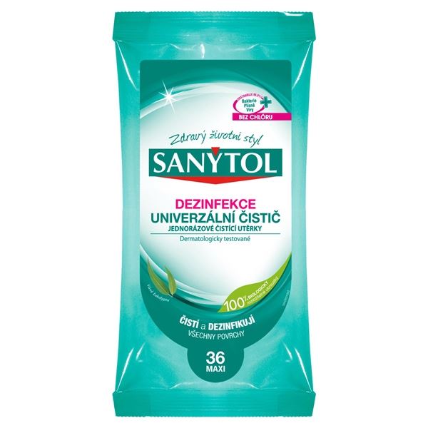 Universal-Desinfektionstücher Sanytol - 36 Stück