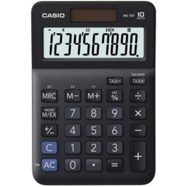 Casio MS 10 F Tischrechner - 10-stellige Anzeige