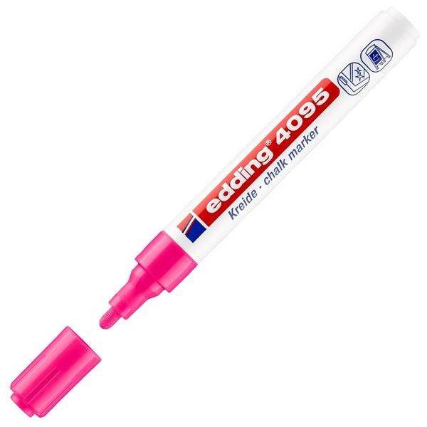 Edding 4095 Glas-Kreidemarker, rosa