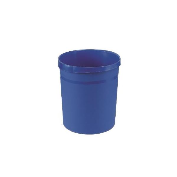 Papierkorb Grip 18l blau HAN 18190-14 rund