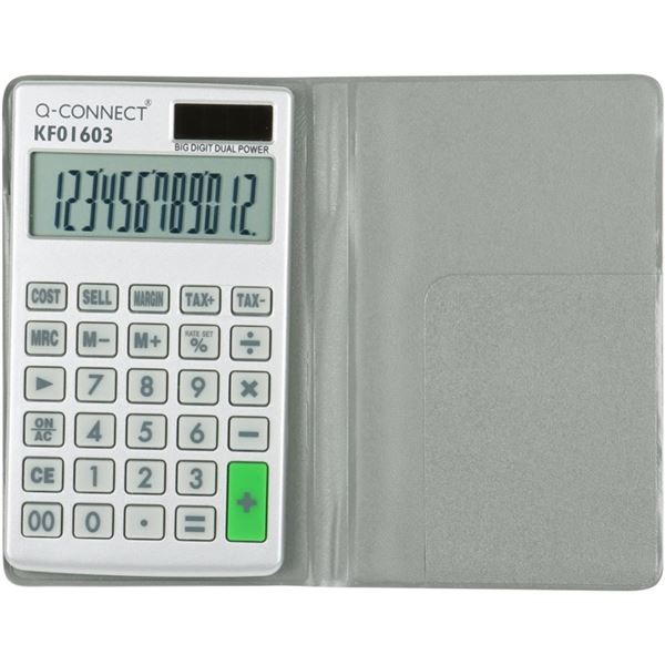 Solar Connect Taschenrechner mit 10-stelliger Anzeige