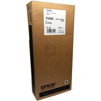 Original Epson C13T596C00 / T596C Tinte weiß