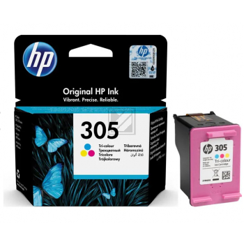 Original HP 3YM60AE / 305 Tinte cyan, magenta, gelb