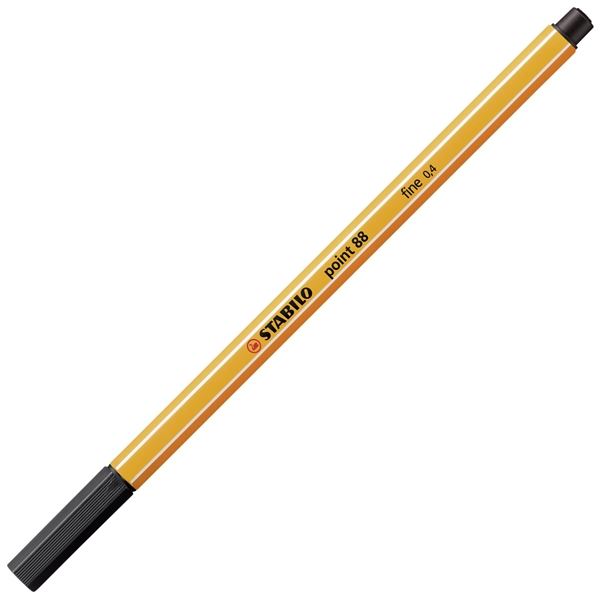 Fineliner Point schwarz STABILO 88/46 Ef