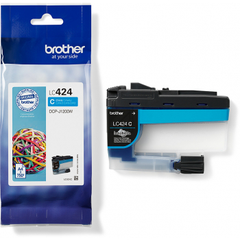 Original Brother LC-424C Tinte cyan