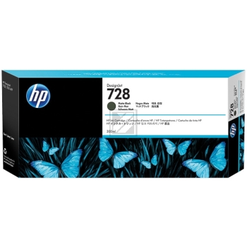 Original HP F9J68A / 728 Tinte schwarz matt