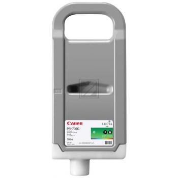 Original Canon 6688B001 / PFI-706G Tinte grün