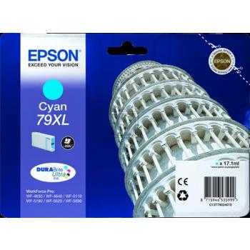 Original Epson C13T79024010 / 79XL Tinte cyan Epson Tintenpatrone cyan HC (C13T79024010, T7902)