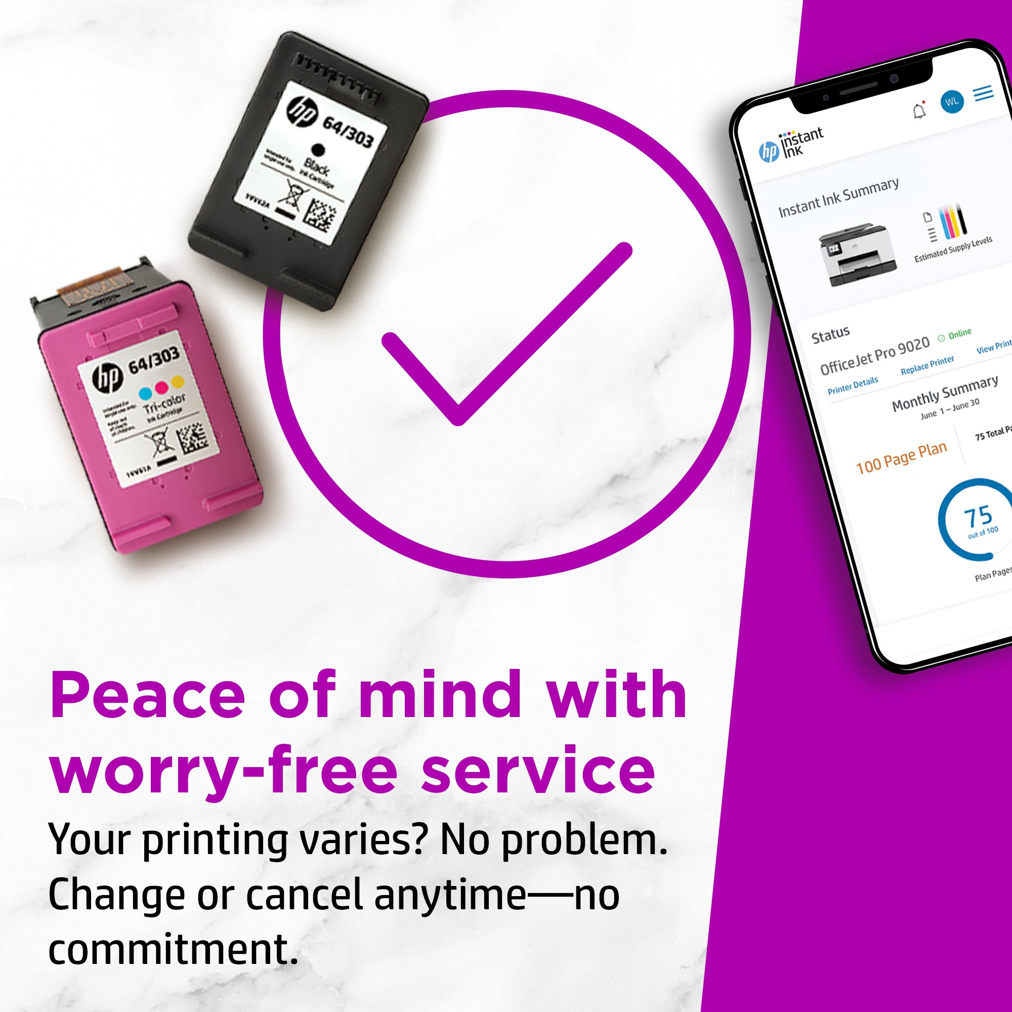 HP DeskJet 2710 Thermal Inkjet A4 4800 x 1200 DPI 7,5 Seiten pro Minute WLAN