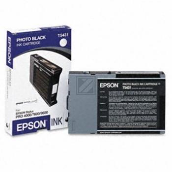 Original Epson C13T543100 / T5431 Tinte schwarz foto