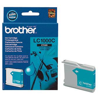 Original Brother LC-1000C Tinte cyan