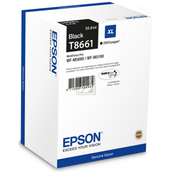 Original Epson C13T866140 / T8661 Tinte schwarz