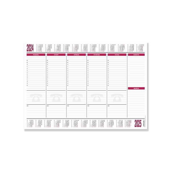 Planungskalender und Schreibtischunterlage, A2