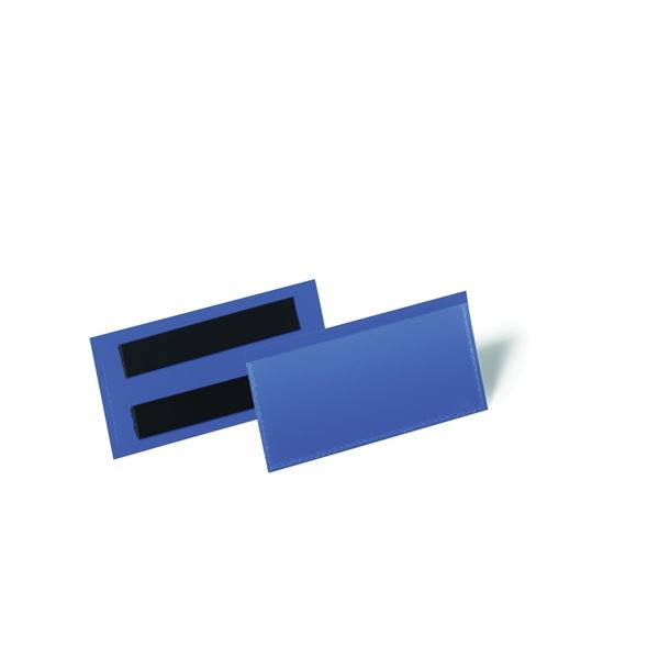 Magnetische Taschen - 100 x 38 mm, dunkelblau, 50 Stück
