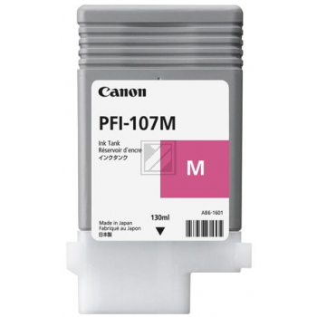 Original Canon 6707B001 / PFI-107M Tinte magenta
