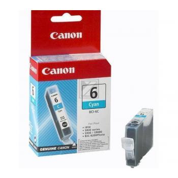 Original Canon 4706A002 / BCI-6C Tinte cyan