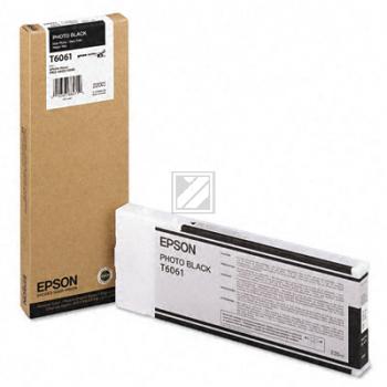 Original Epson C13T606100 / T6061 Tinte schwarz foto