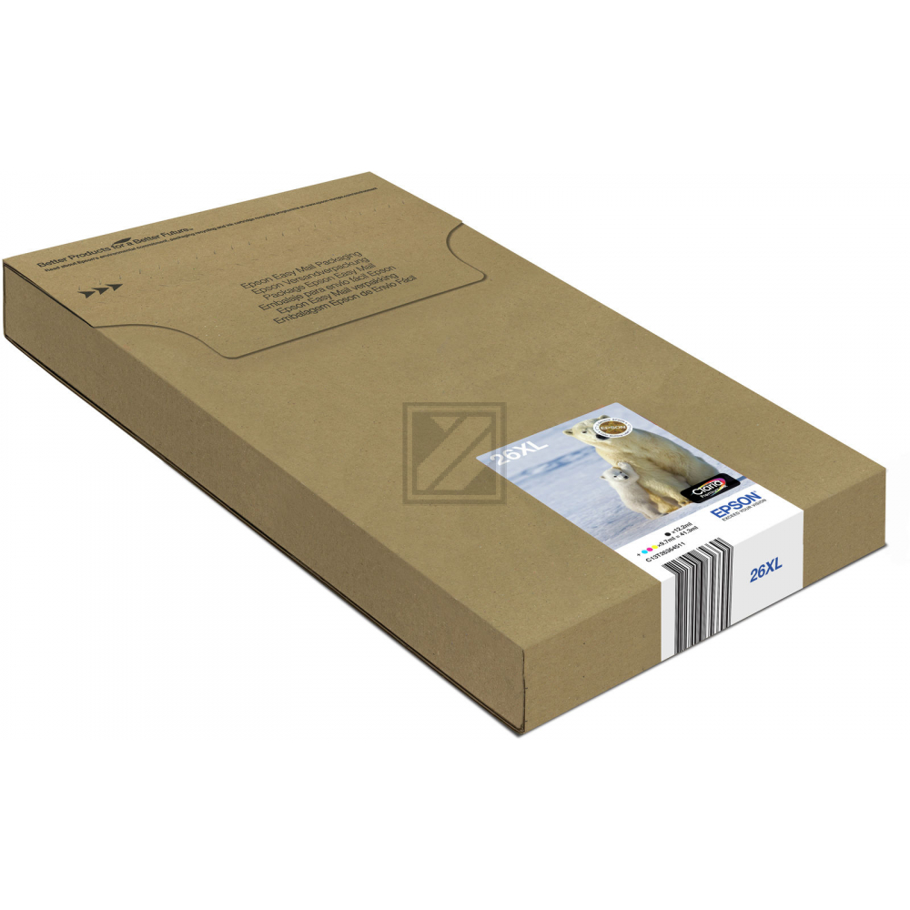 Original Epson C13T26364511 Tinte schwarz, cyan, magenta, gelb