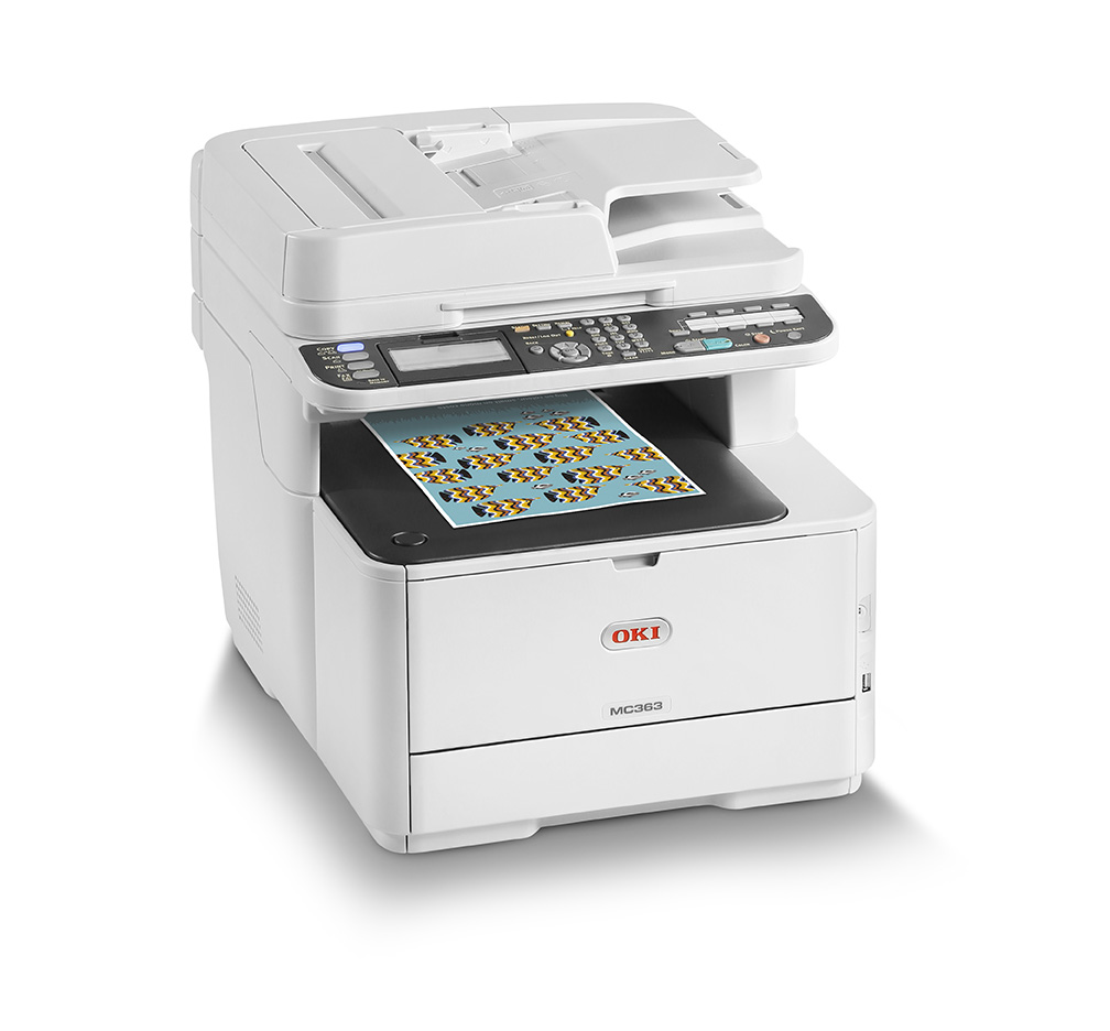 OKI MC363dn LED 600 x 1200 DPI 30 Seiten pro Minute A4