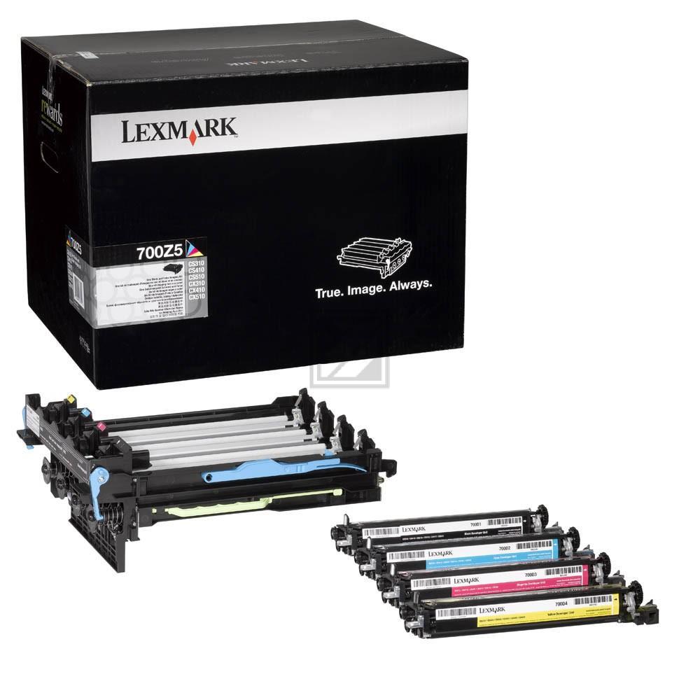 Original Lexmark 70C0Z50 / 700Z5 Drucker-Kit schwarz, color