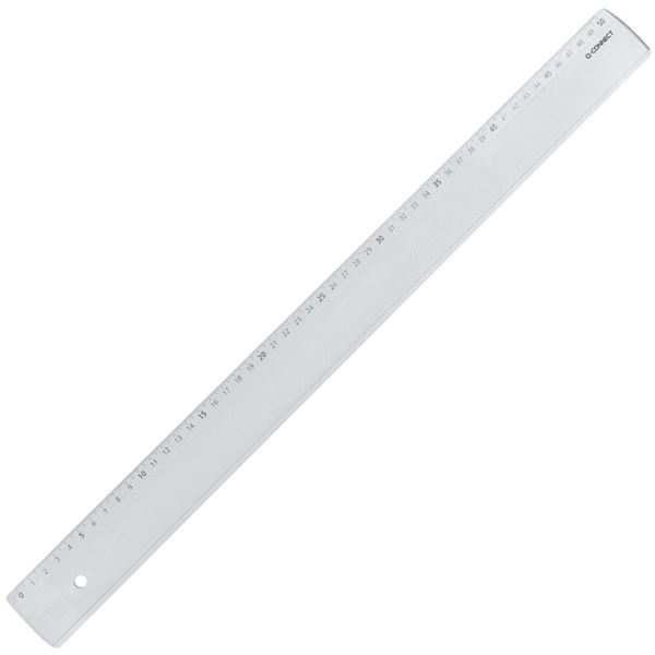 Lineal Connect Kunststoff transparent, 50 cm