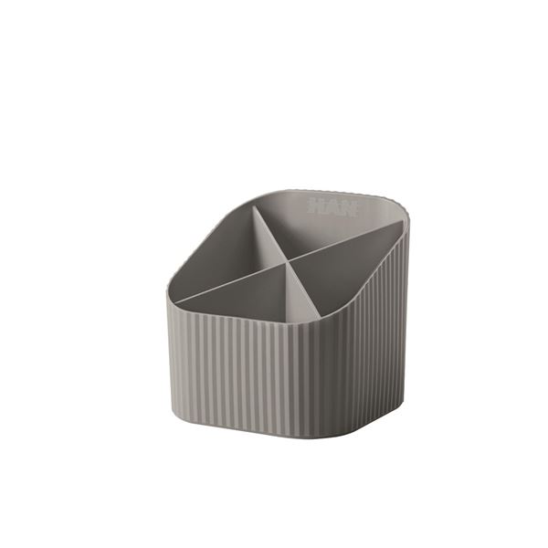 Bleistifthalter X-LOOP, 4-teilig, grau