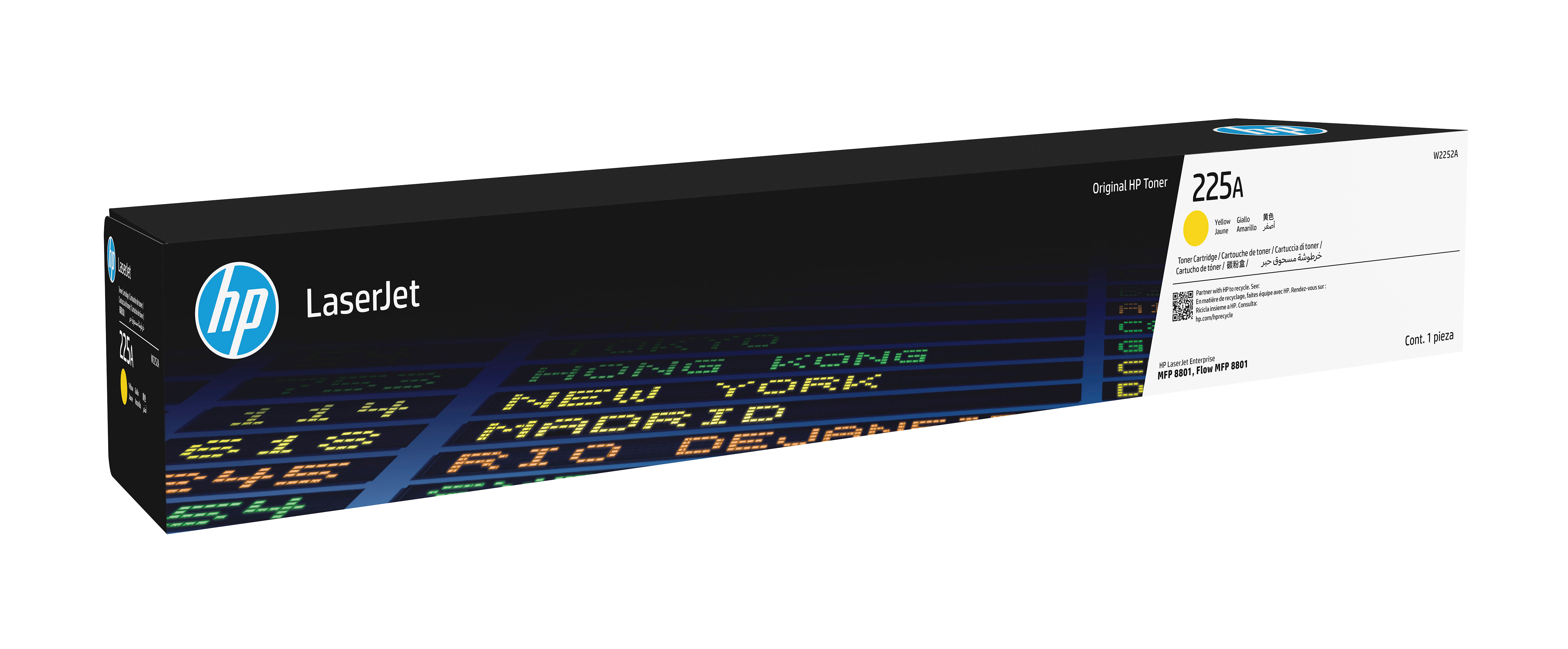 Original HP W2252A / 225A Toner gelb