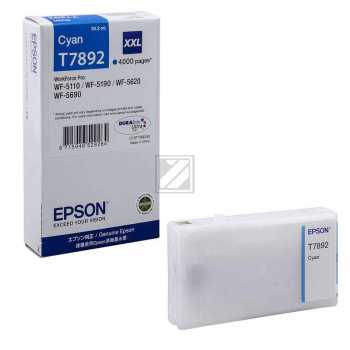 Original Epson C13T789240 / T7892 Tinte cyan